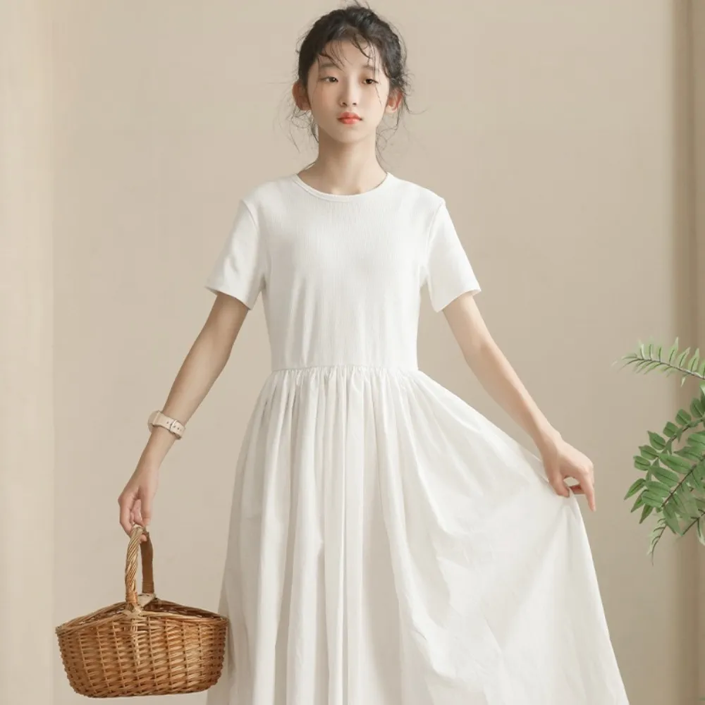 针织小黑裙 Angel Ribbed Knit Black/ White Dress