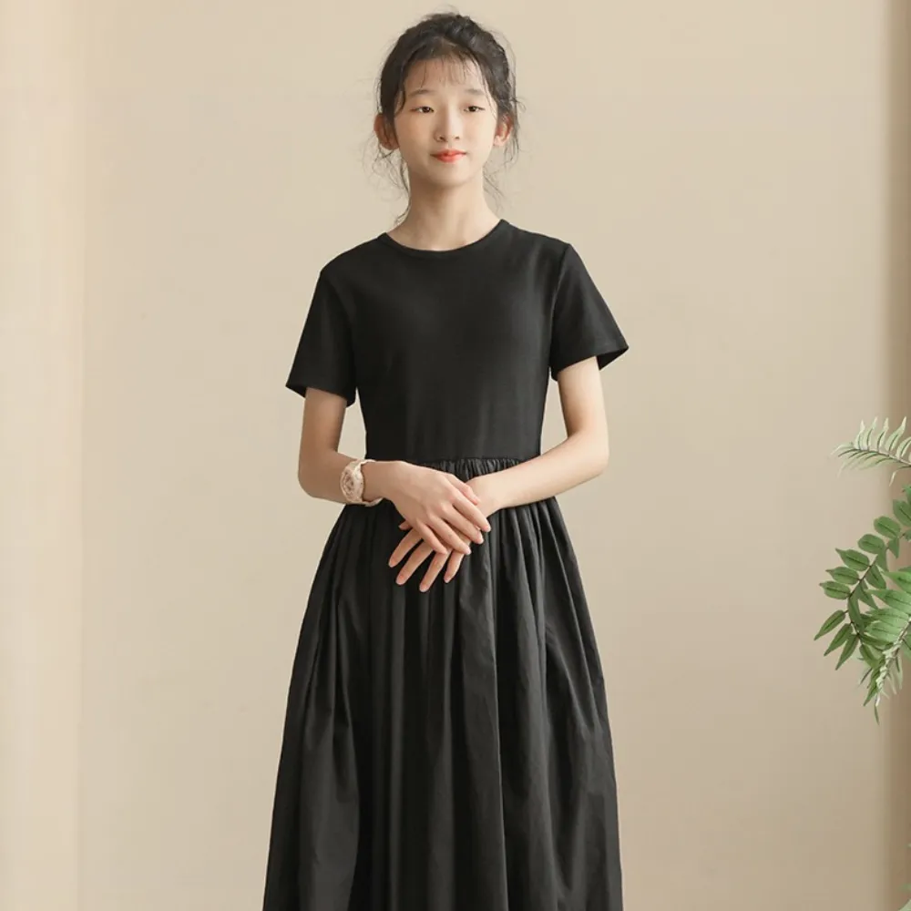针织小黑裙 Angel Ribbed Knit Black/ White Dress