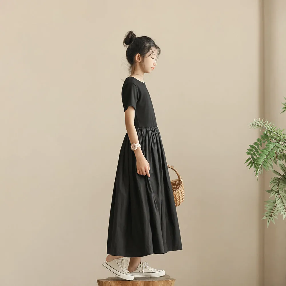 针织小黑裙 Angel Ribbed Knit Black/ White Dress