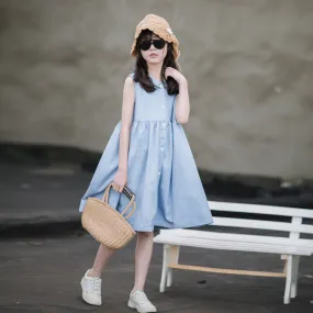 翻领学院风天丝牛仔裙 Back to School Collared Denim Dress