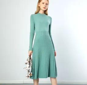 A-Line Long Sleeve Dress