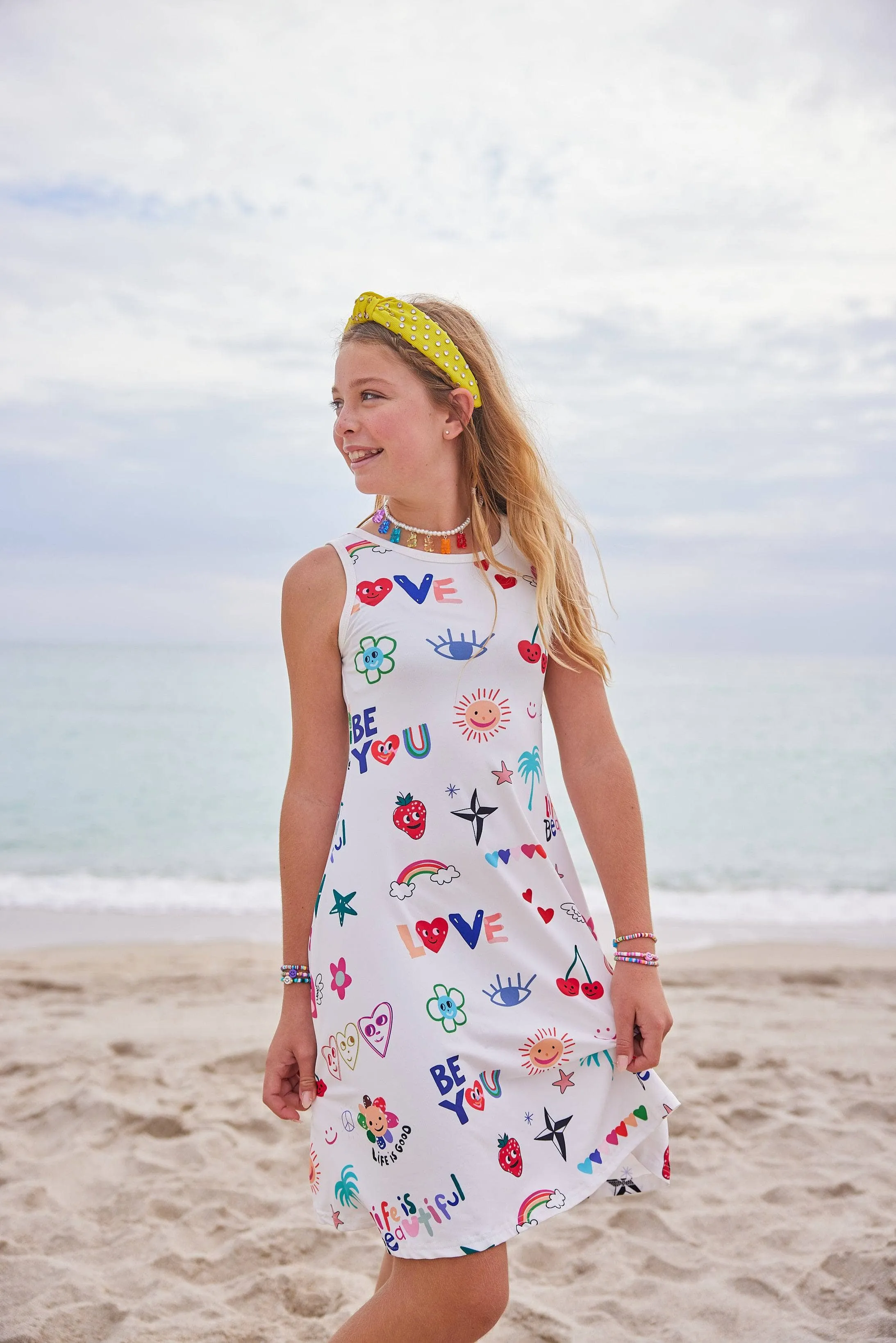 Be You Doodle Tank Dress
