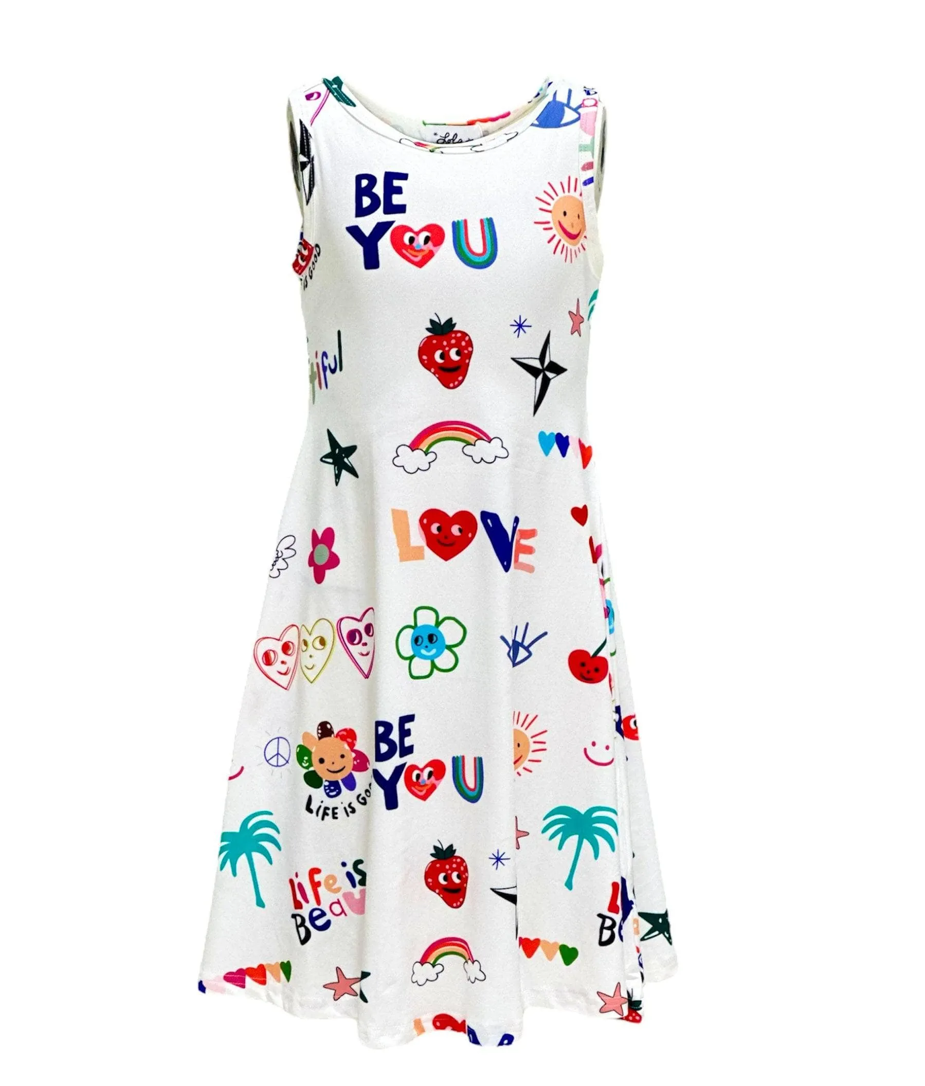 Be You Doodle Tank Dress