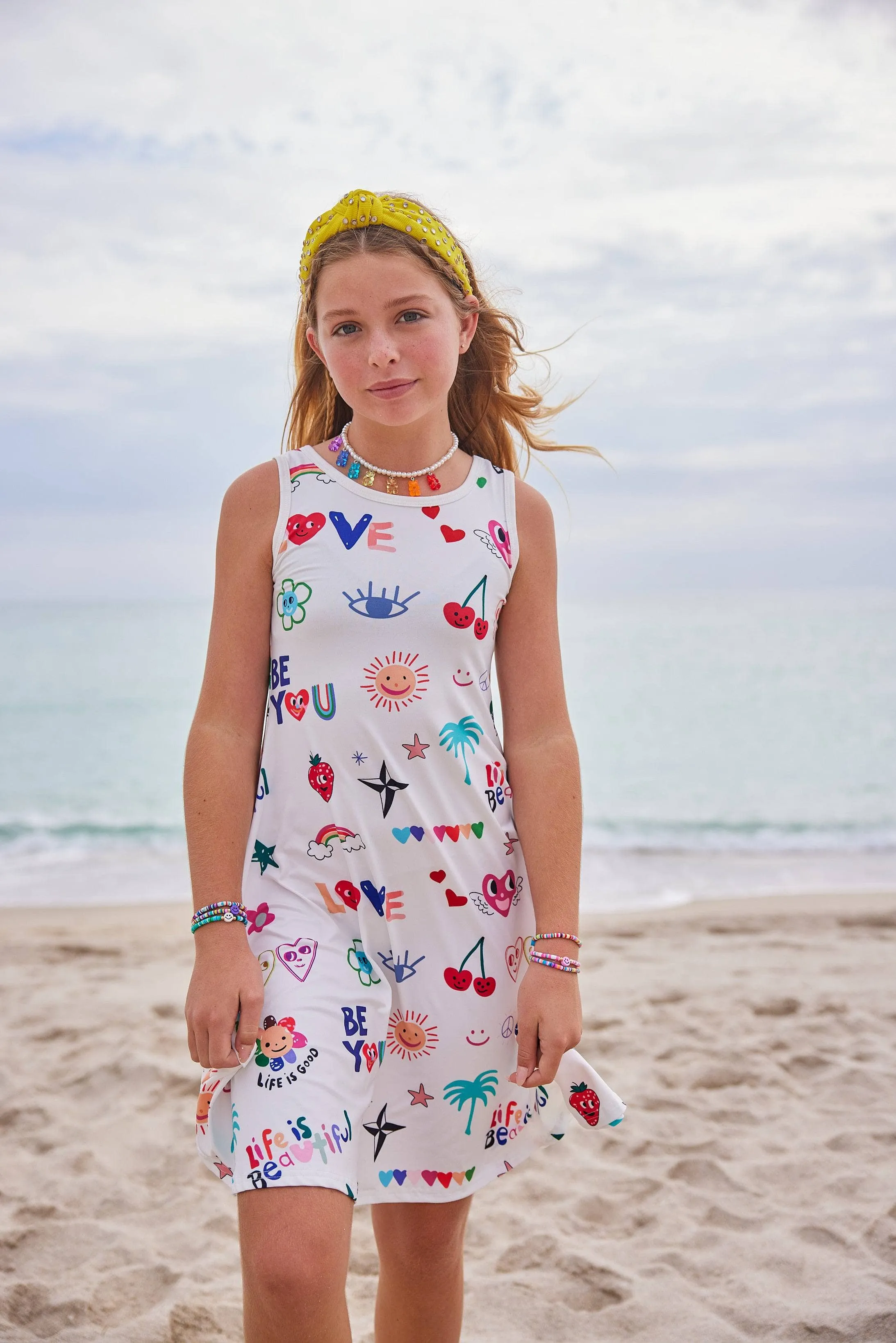 Be You Doodle Tank Dress