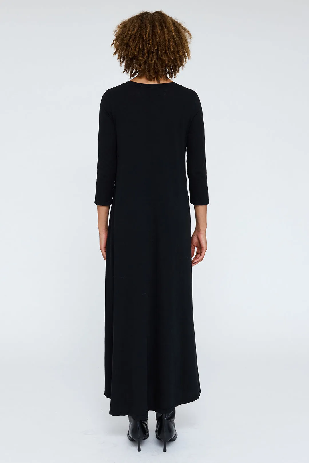 Black Gold Stripe Drama Maxi