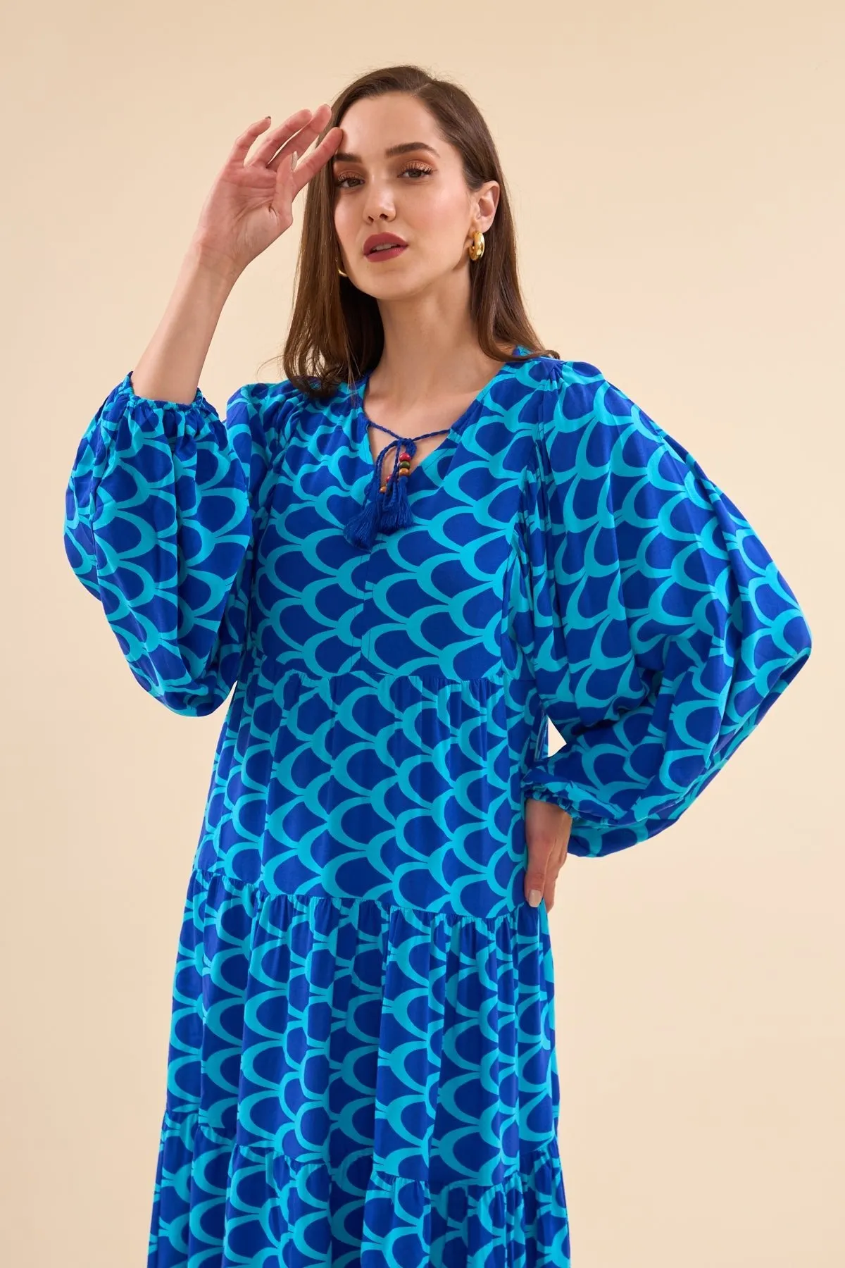 Blue Long Dress