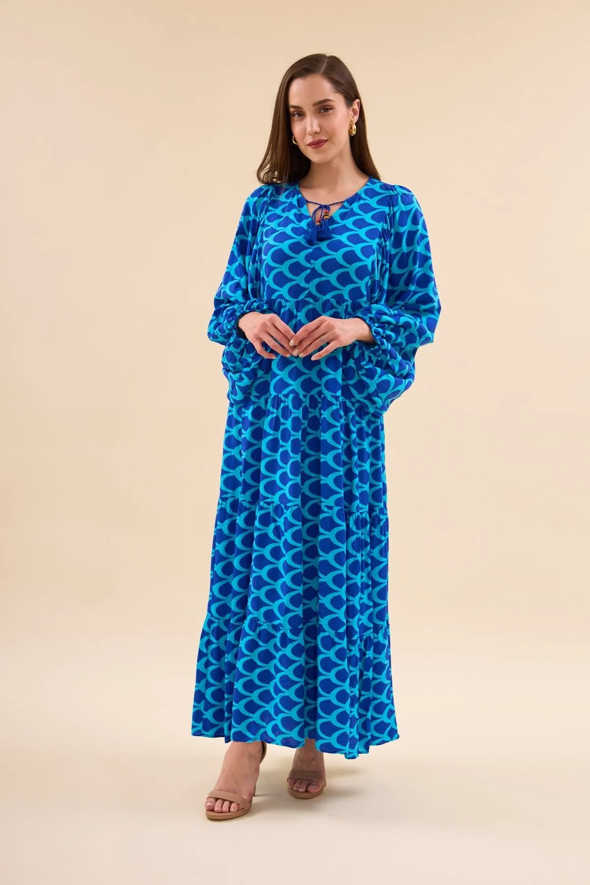Blue Long Dress