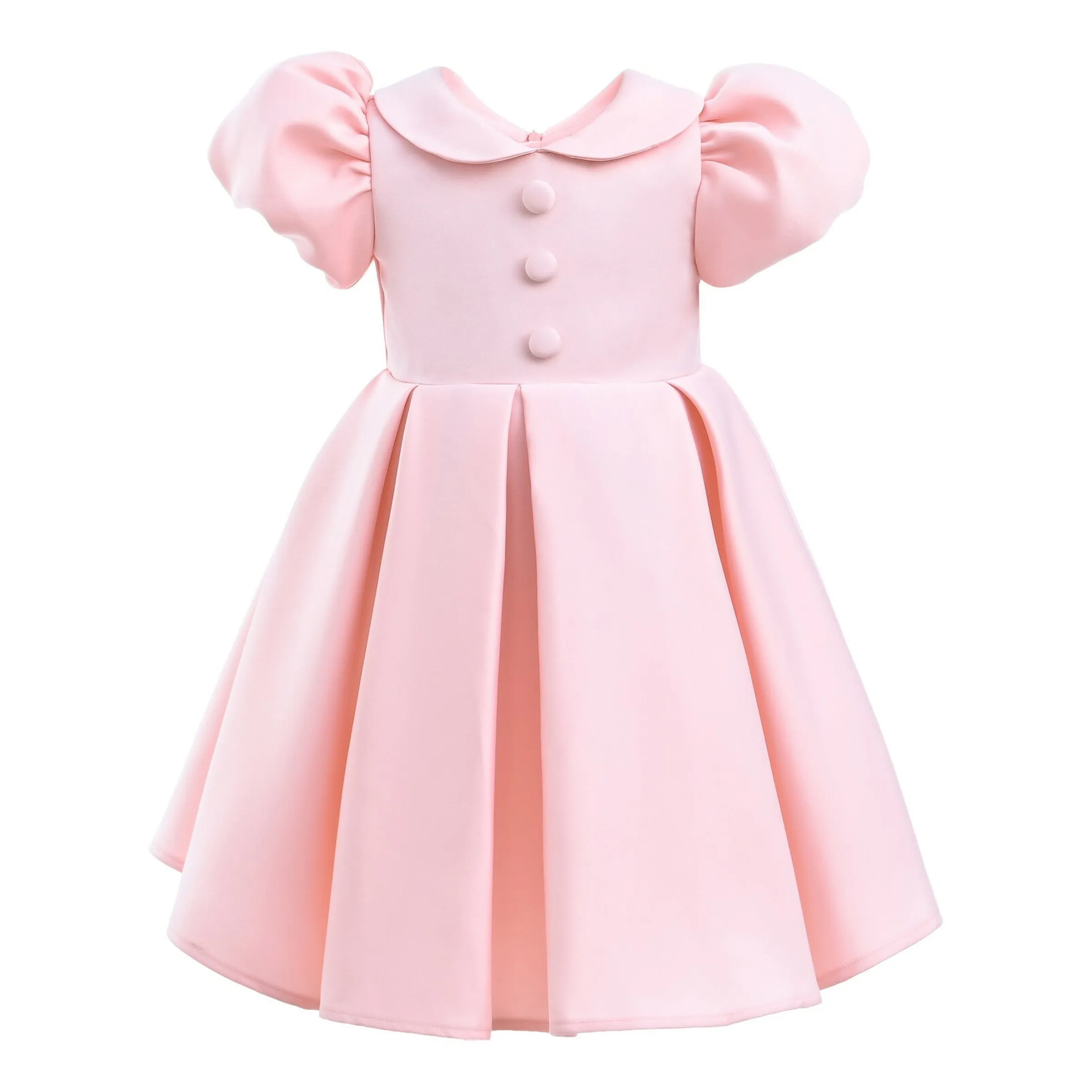 Blush Barrymore Teacup Button Dress