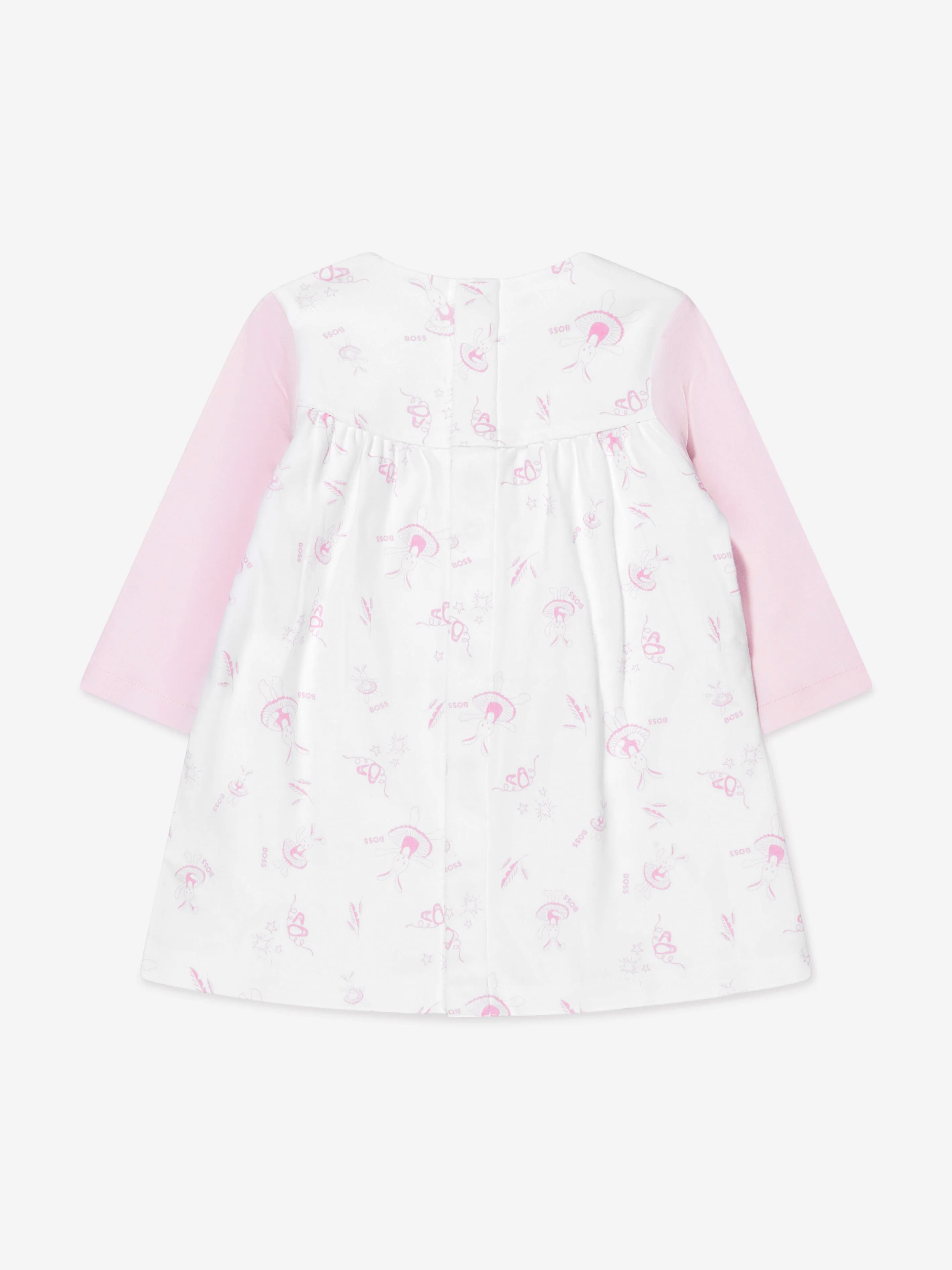 BOSS Baby Girls Organic Cotton 2 in 1 Dress