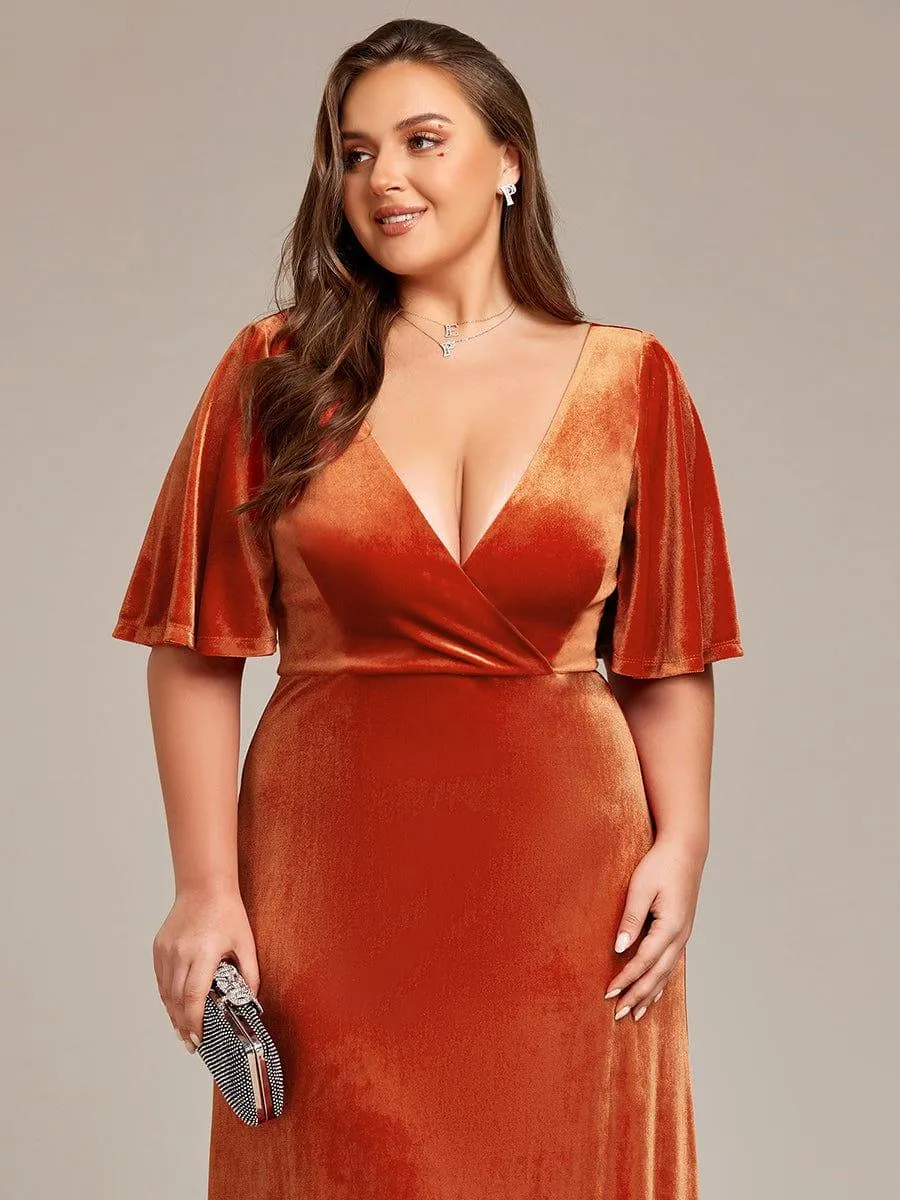 Burnt Orange Bridesmaid Gowns