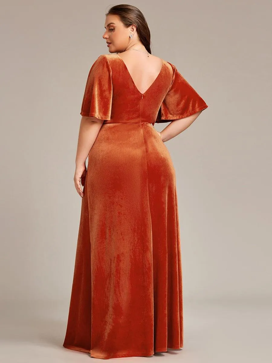 Burnt Orange Bridesmaid Gowns