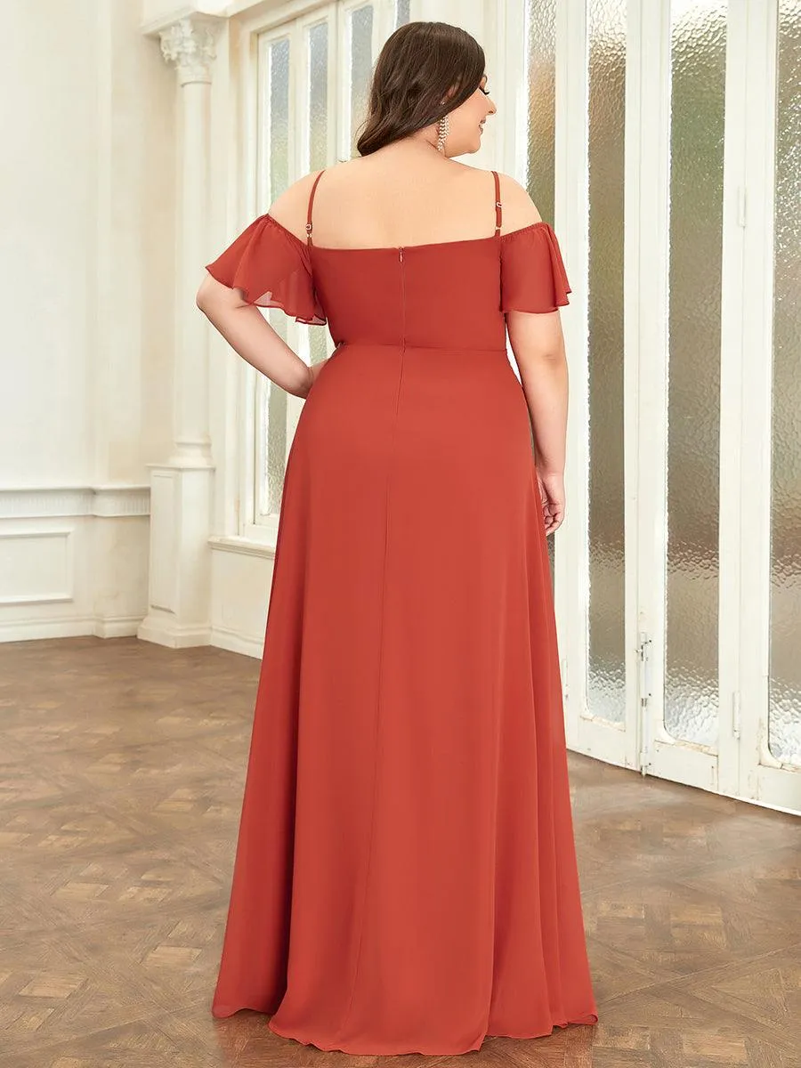 Burnt Orange Bridesmaid Gowns