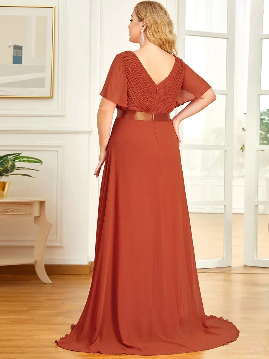 Burnt Orange Bridesmaid Gowns