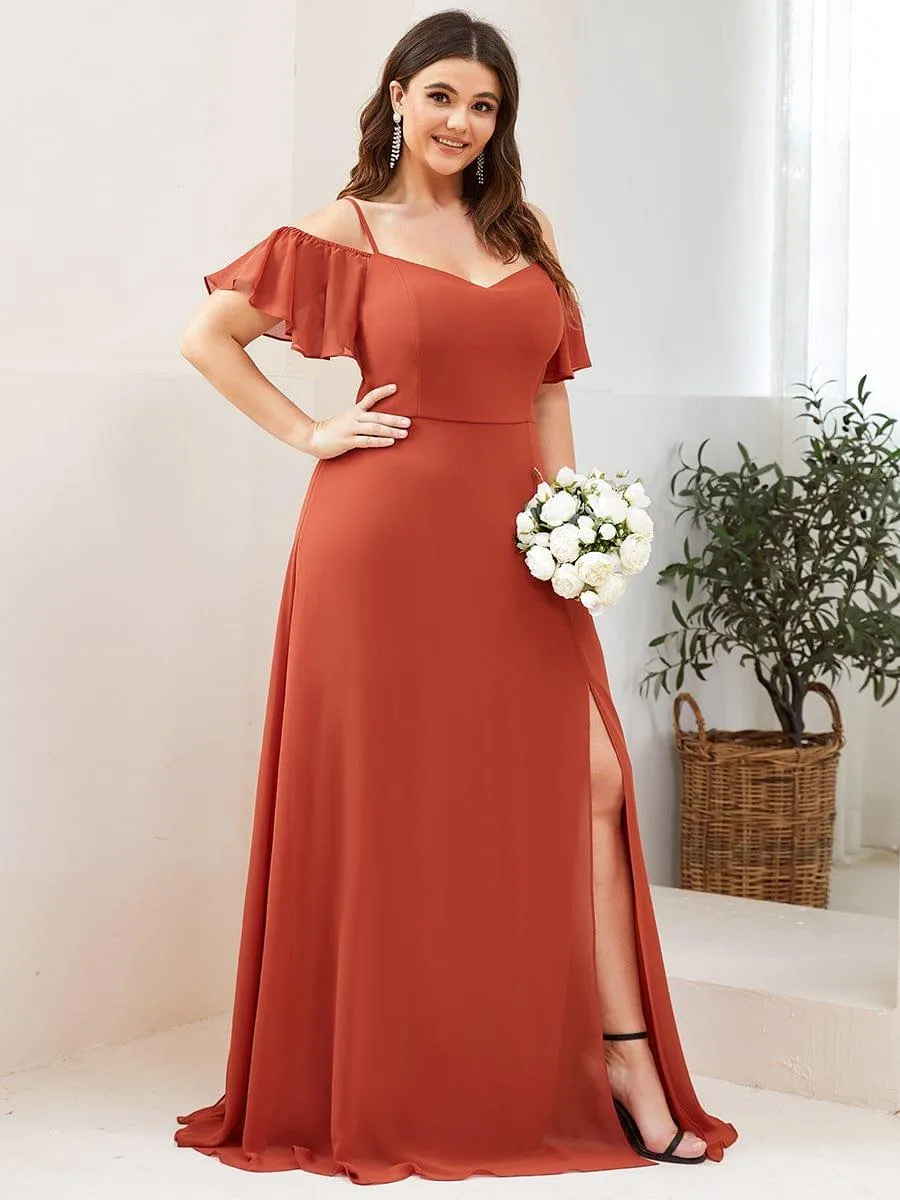 Burnt Orange Bridesmaid Gowns