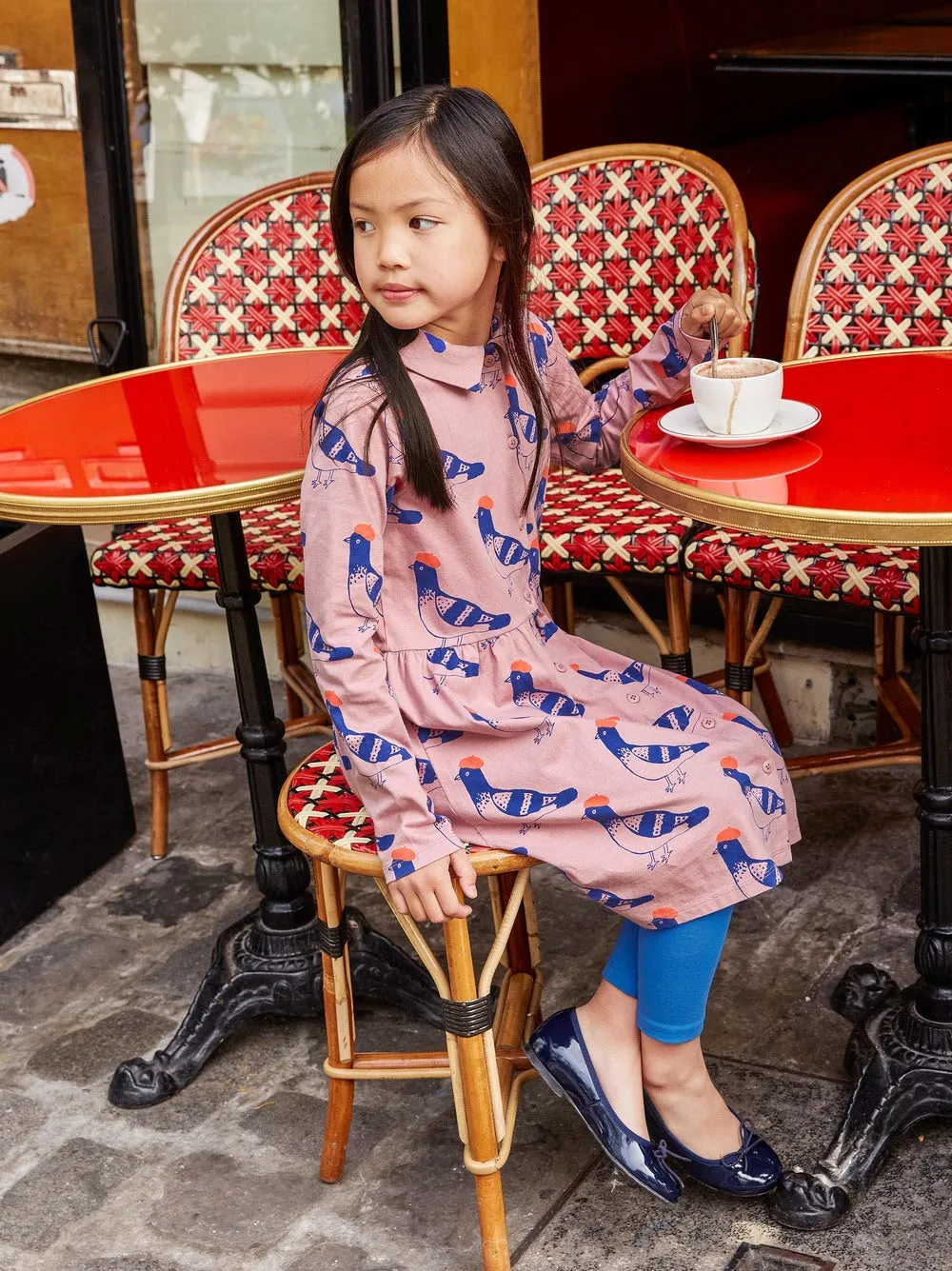 Collared Long Sleeve Shirtdress: Fashion Pigeon