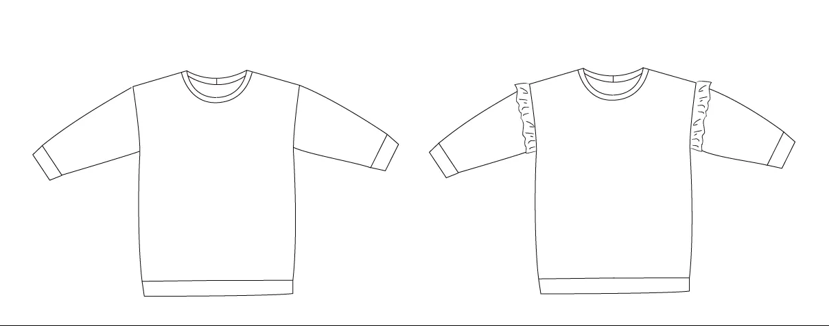 Cozy Sweatshirt Dress pattern