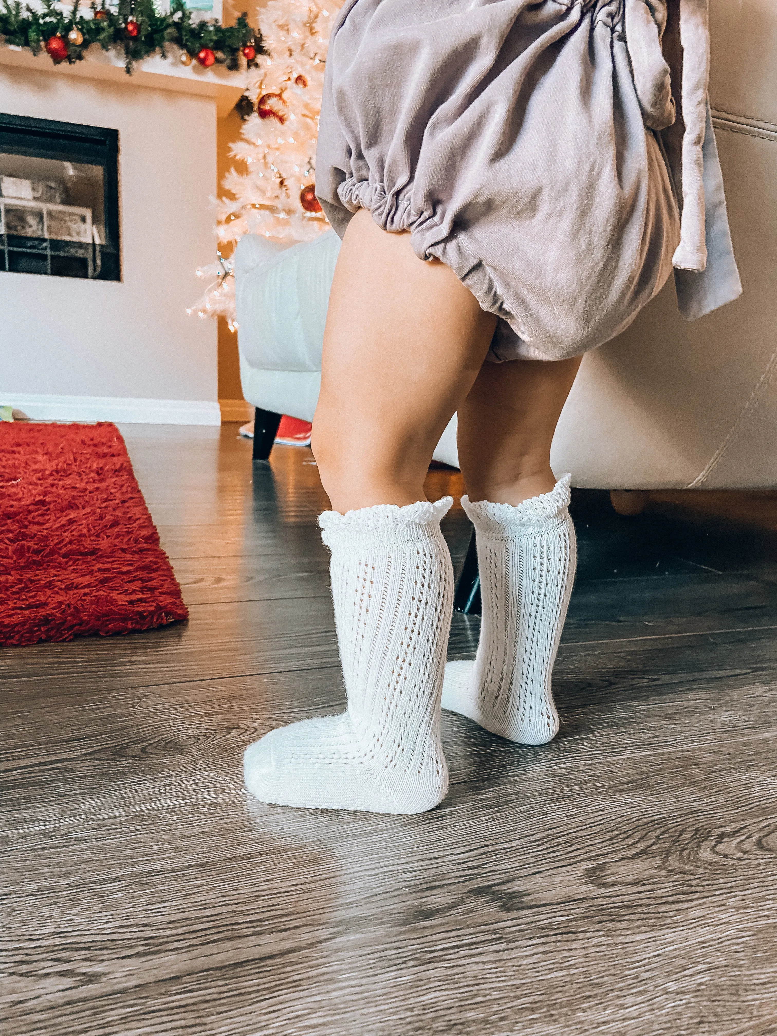 Crochet Knee High Socks