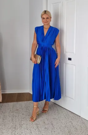 DALLAS PLEATED MAXI DRESS