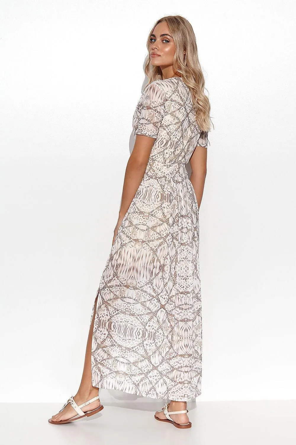 Dreamscape Macadamia Long Dress