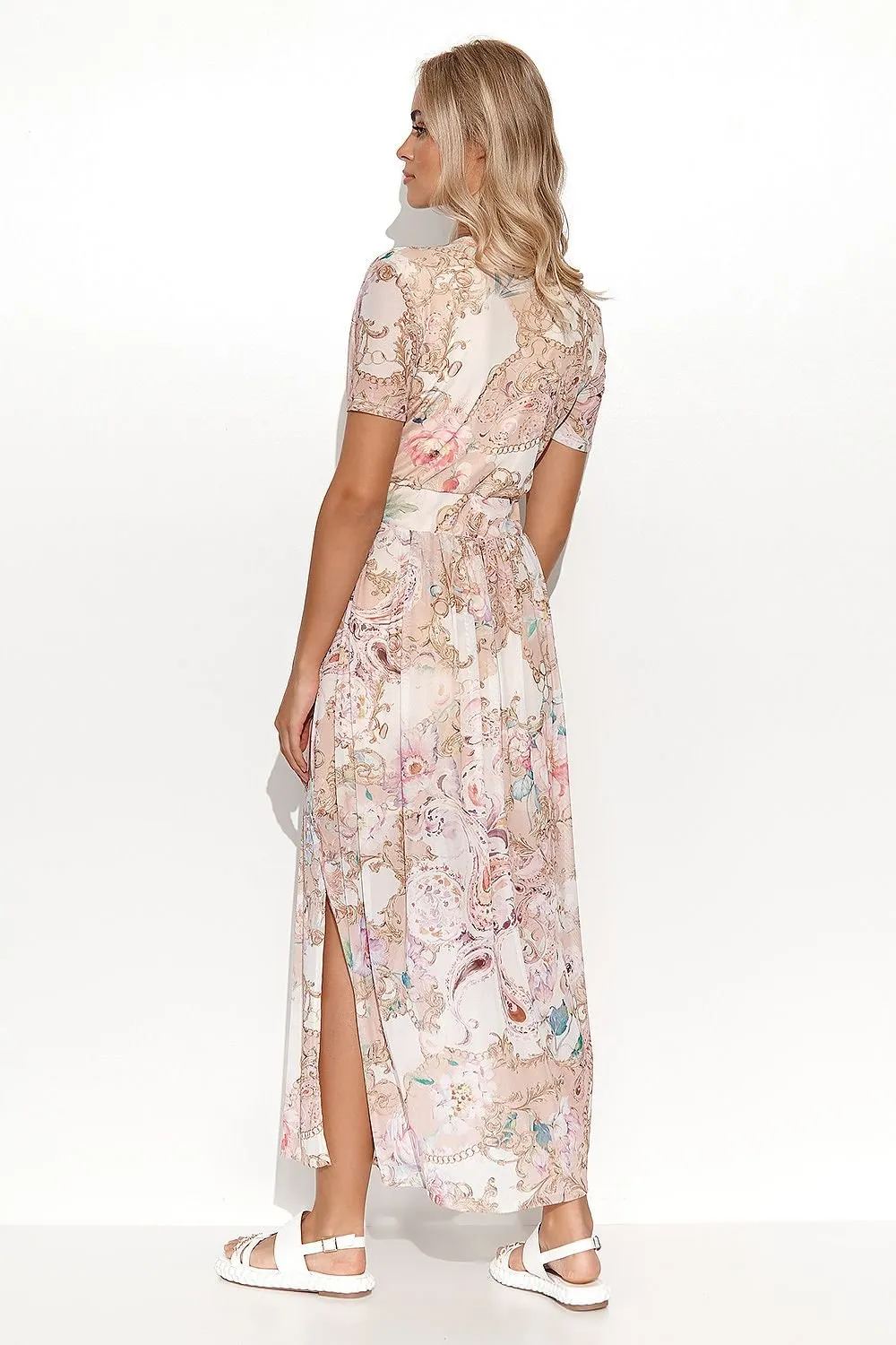 Dreamscape Macadamia Long Dress