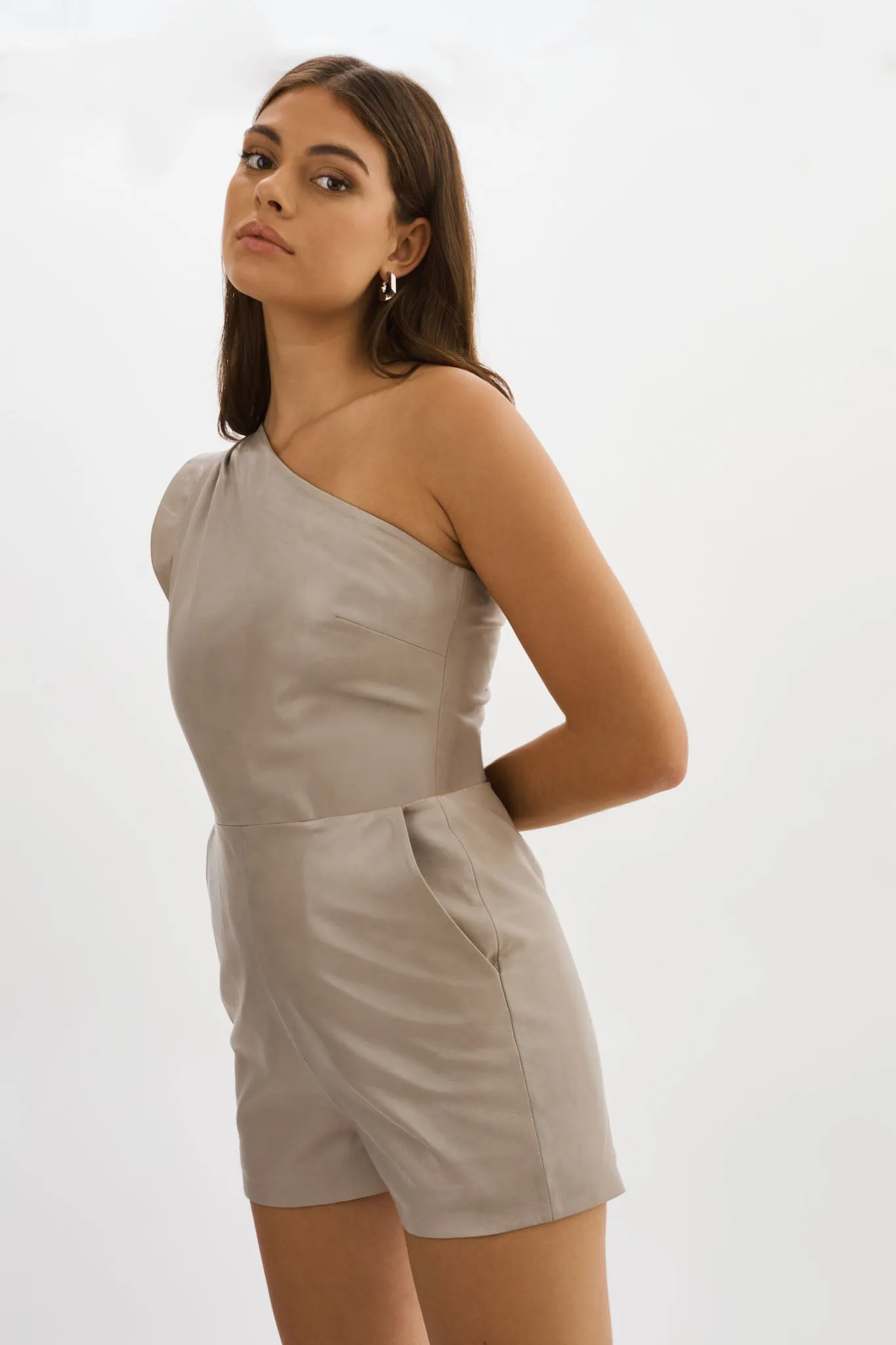 ELITA | Leather Romper