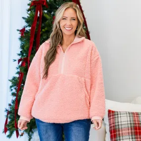 Keeping It With Me Pullover, Pink