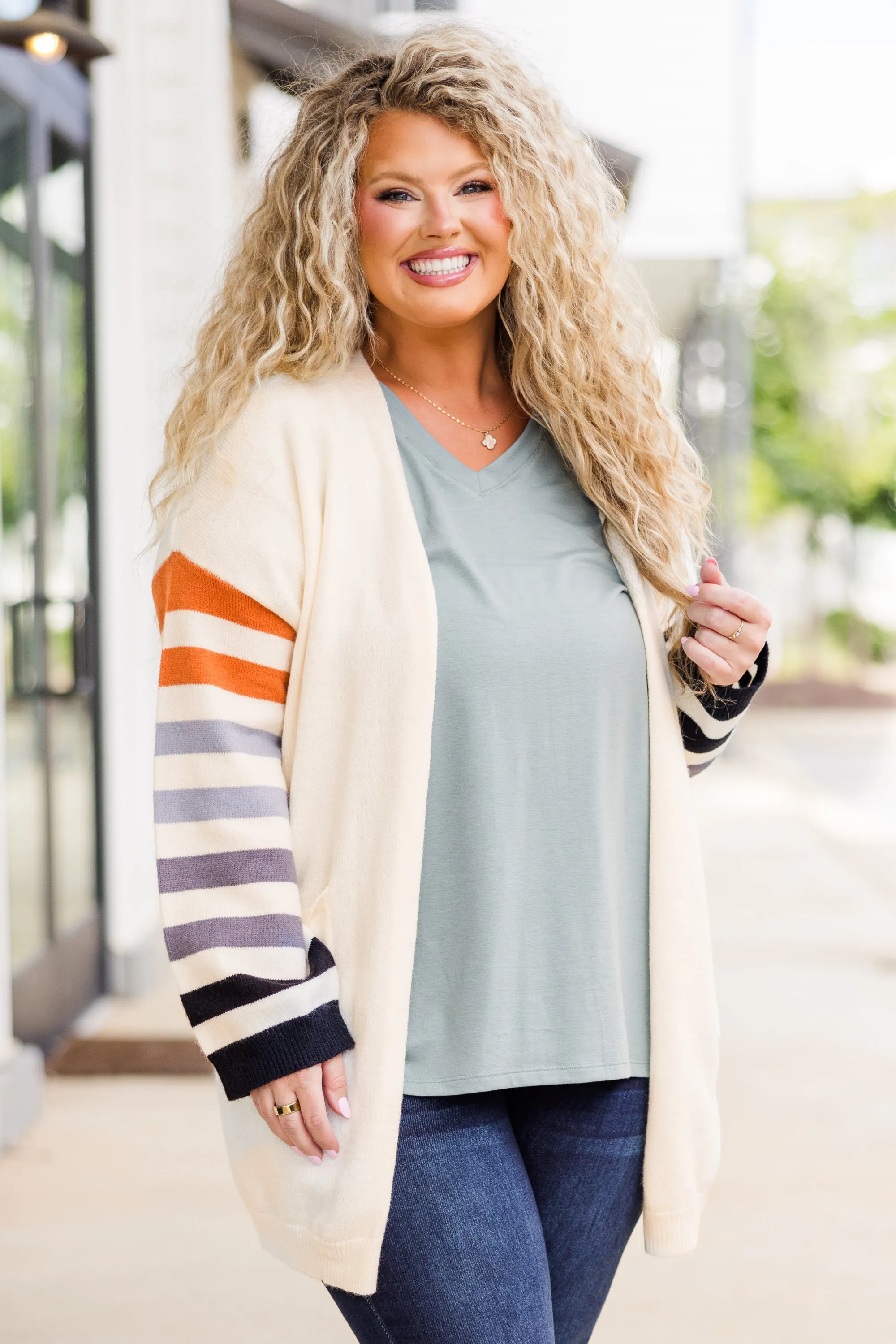 Let's Dance Cardigan, Tan