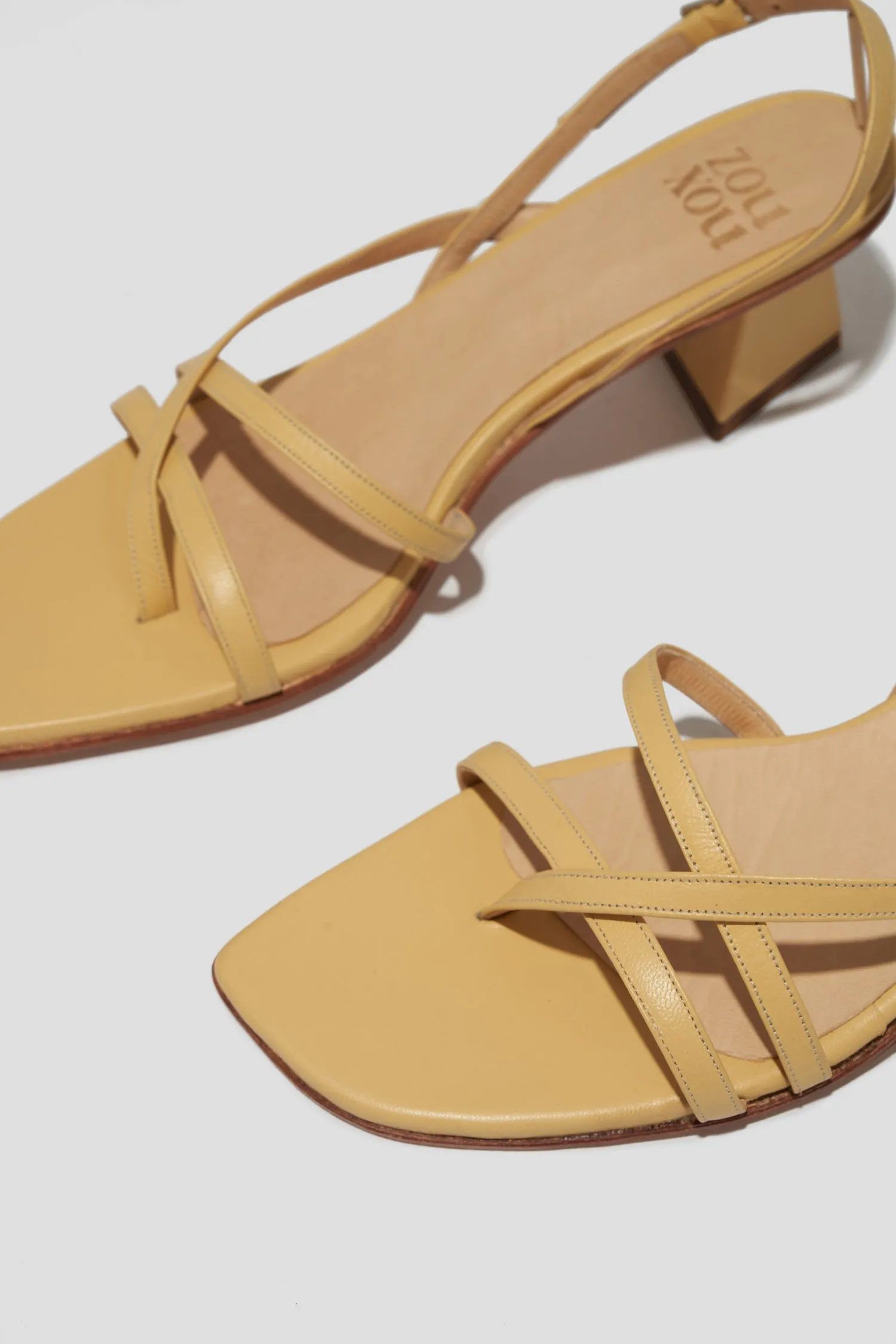 Luz Strappy Sandal in Manteca