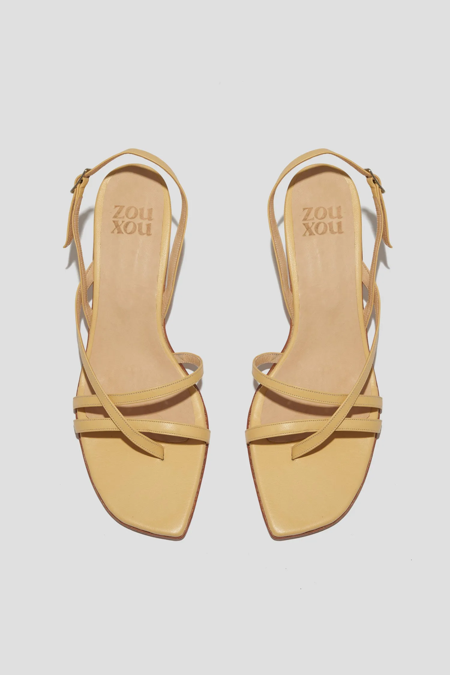 Luz Strappy Sandal in Manteca