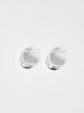 Metal Half Hoop Earrings