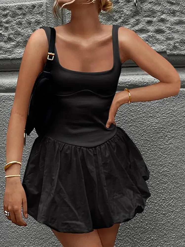 Minimalist Sleeveless Mini Dress