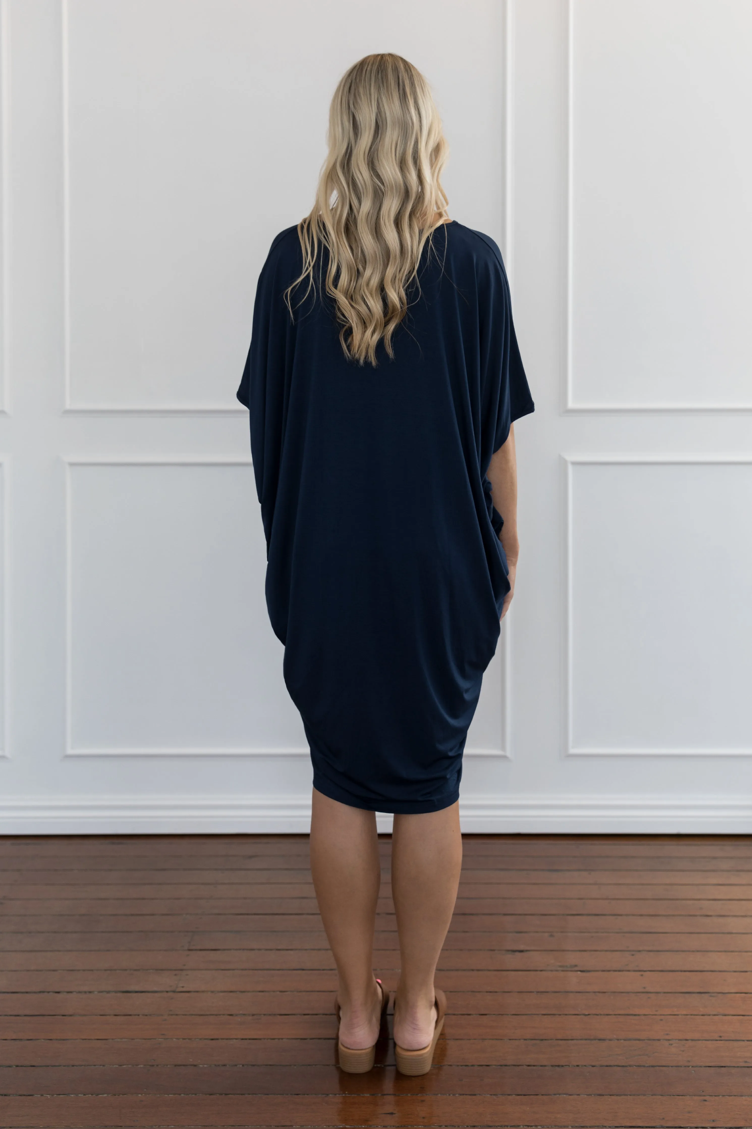 Miracle Dress in Navy