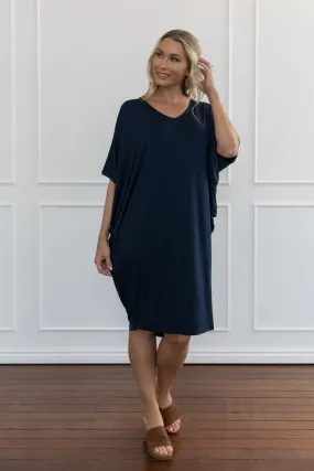 Miracle Dress in Navy