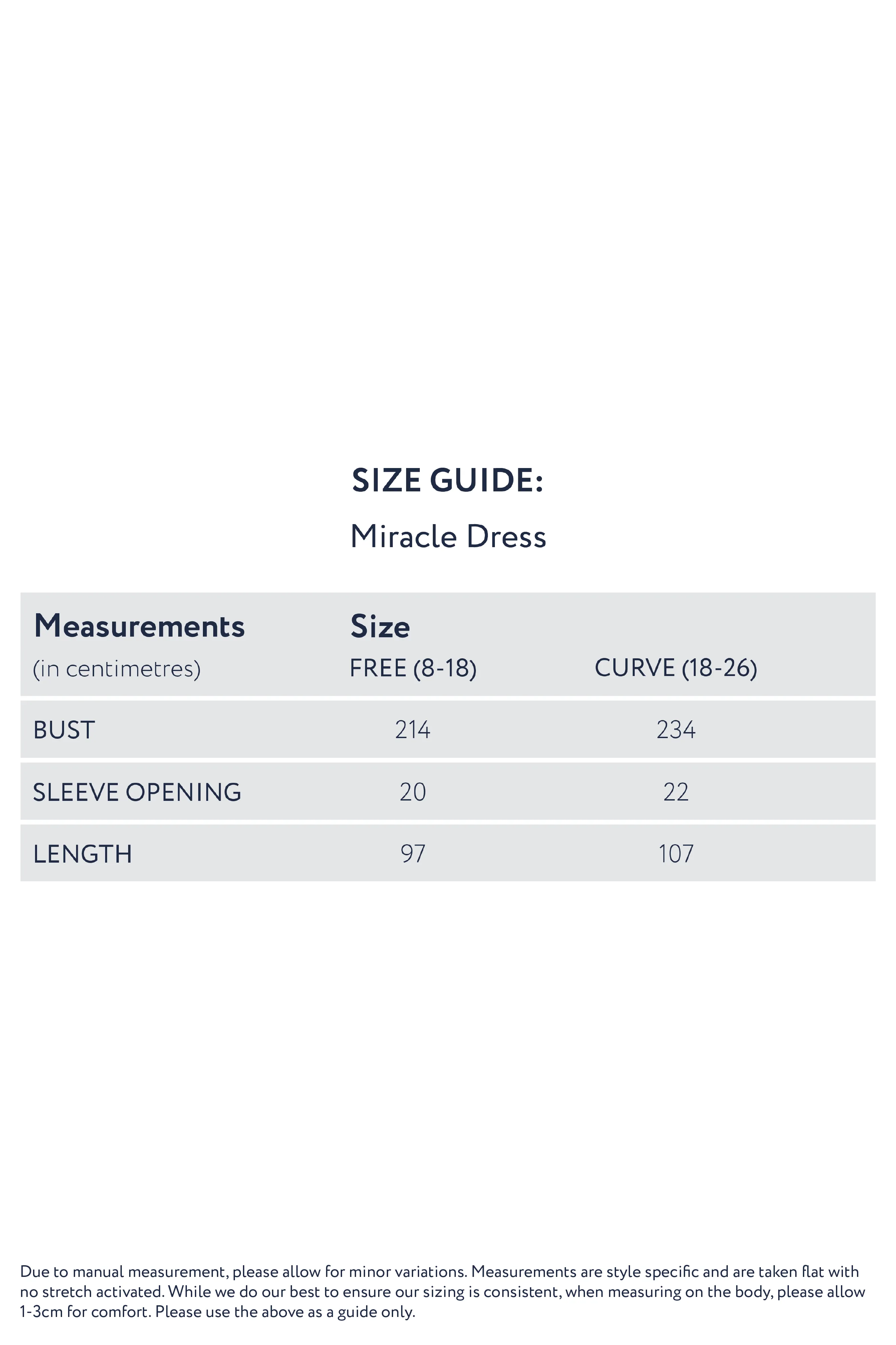 Miracle Dress in Navy