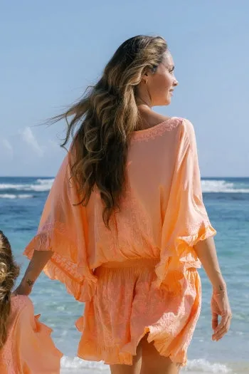 Pranella Lolly Kaftan Cover Up - Peach
