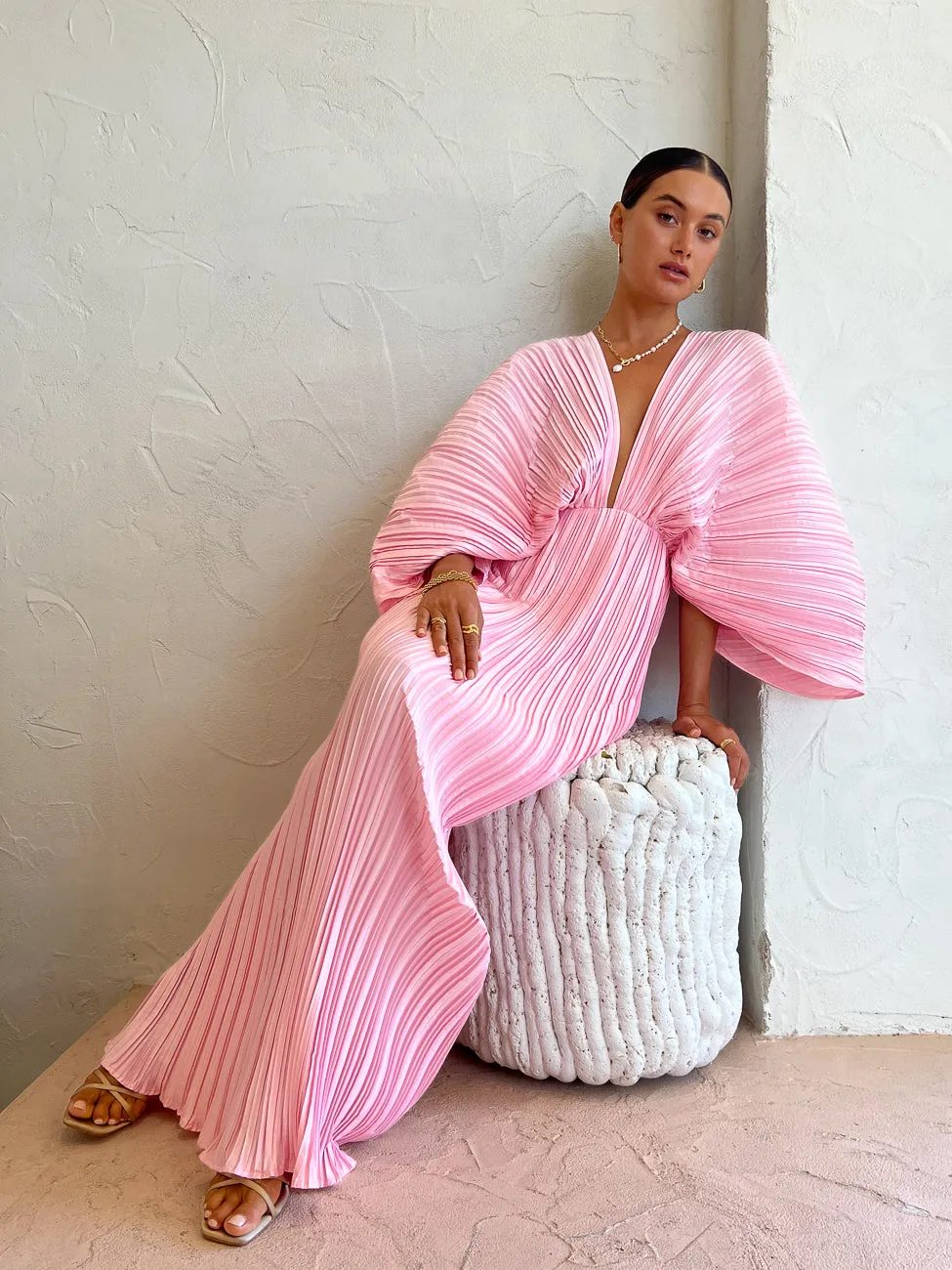 Sonya Gianna Dress in Dusty Rose