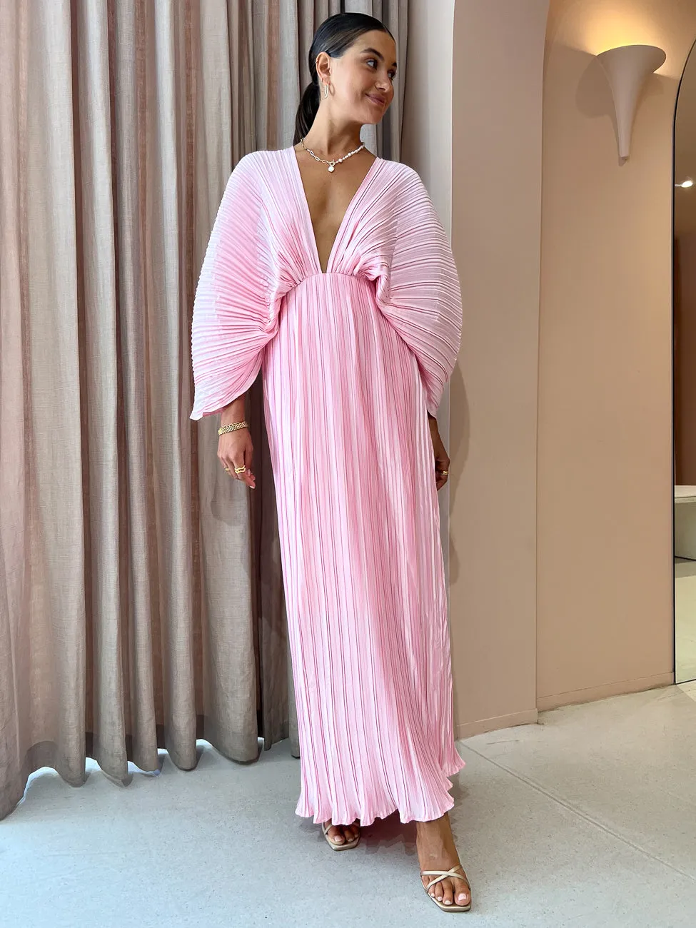 Sonya Gianna Dress in Dusty Rose