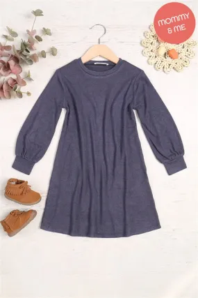 Spiced Harvest | Long Sleeve Dress | Kids Sizes | Dark Navy