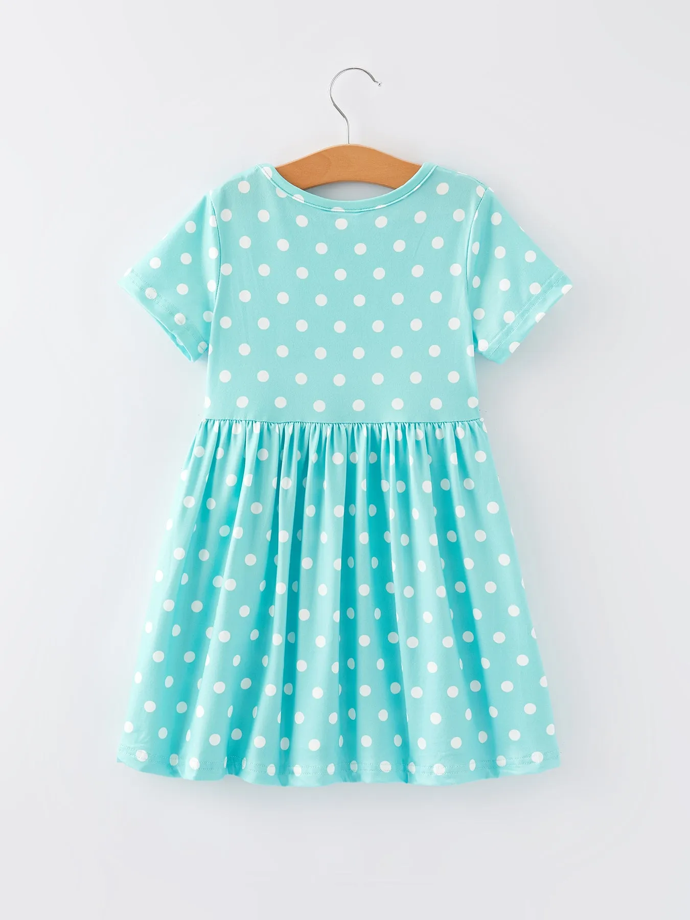 Spring and Summer Girls' Milk Silk Dress 3-piece Set