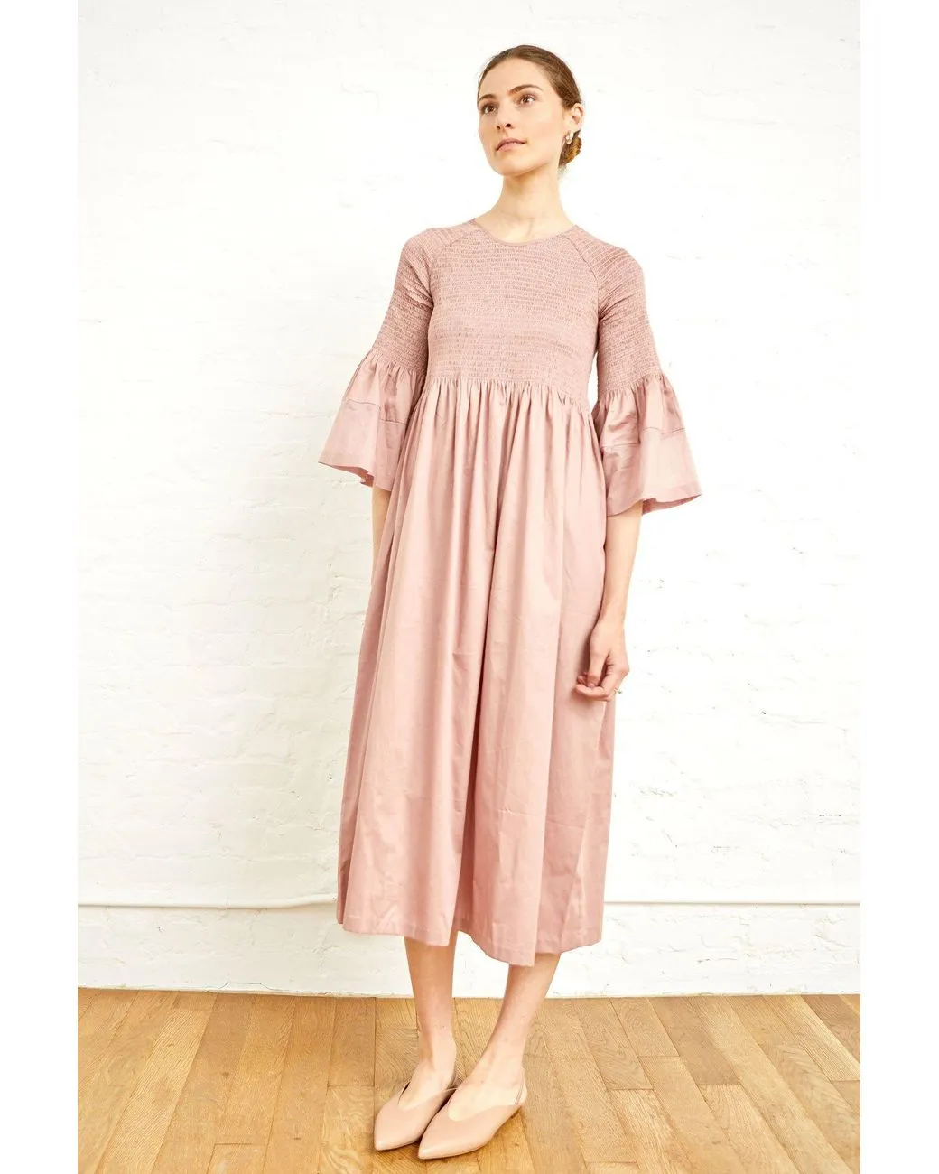 Stella Midi Dress, Quartz