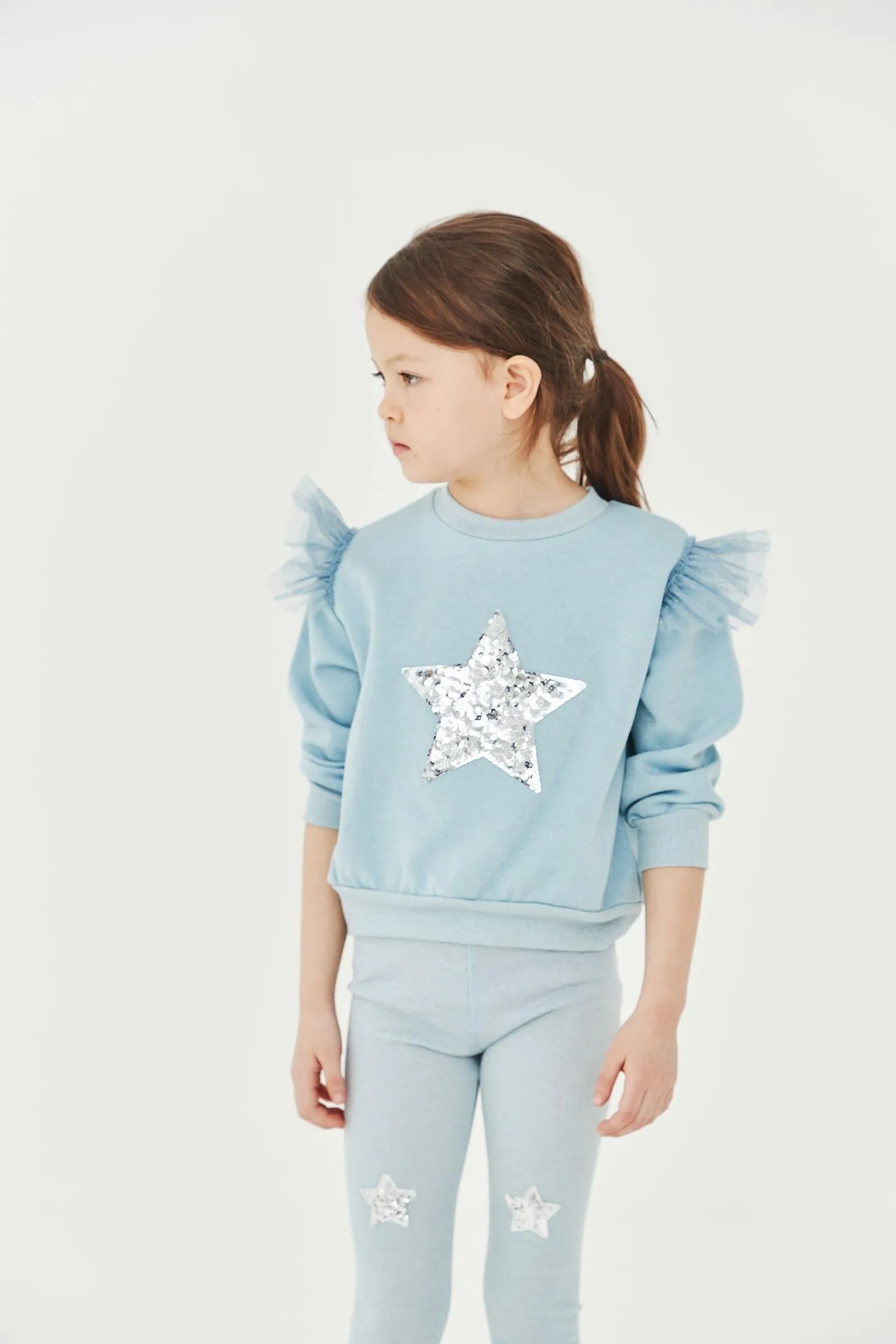 Sweatshirt Set | Star Sky Blue | Petite Hailey
