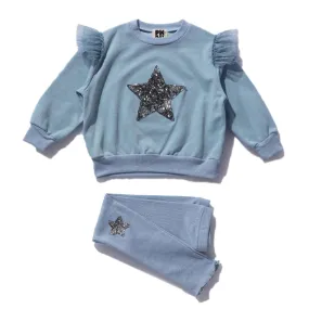 Sweatshirt Set | Star Sky Blue | Petite Hailey