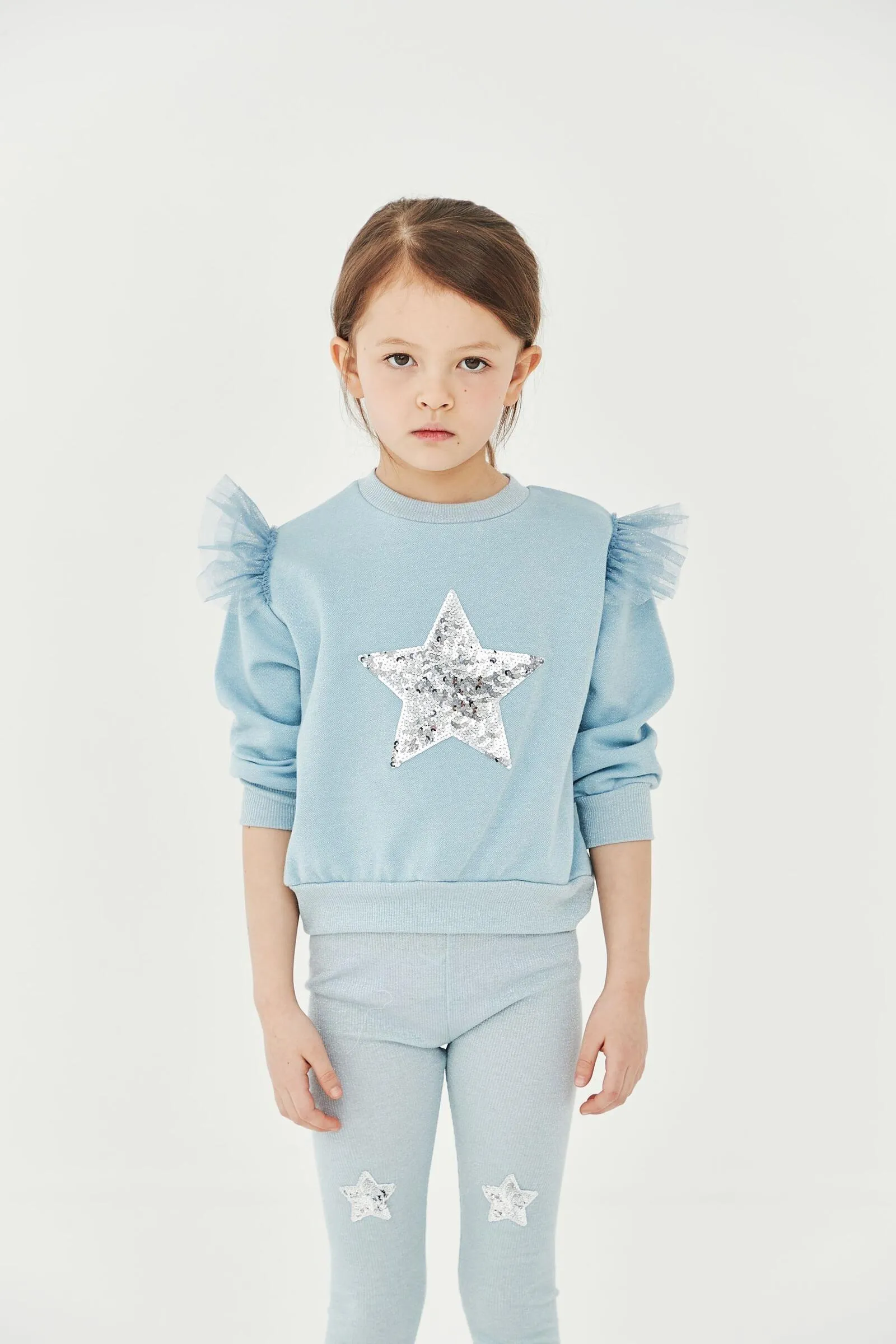Sweatshirt Set | Star Sky Blue | Petite Hailey