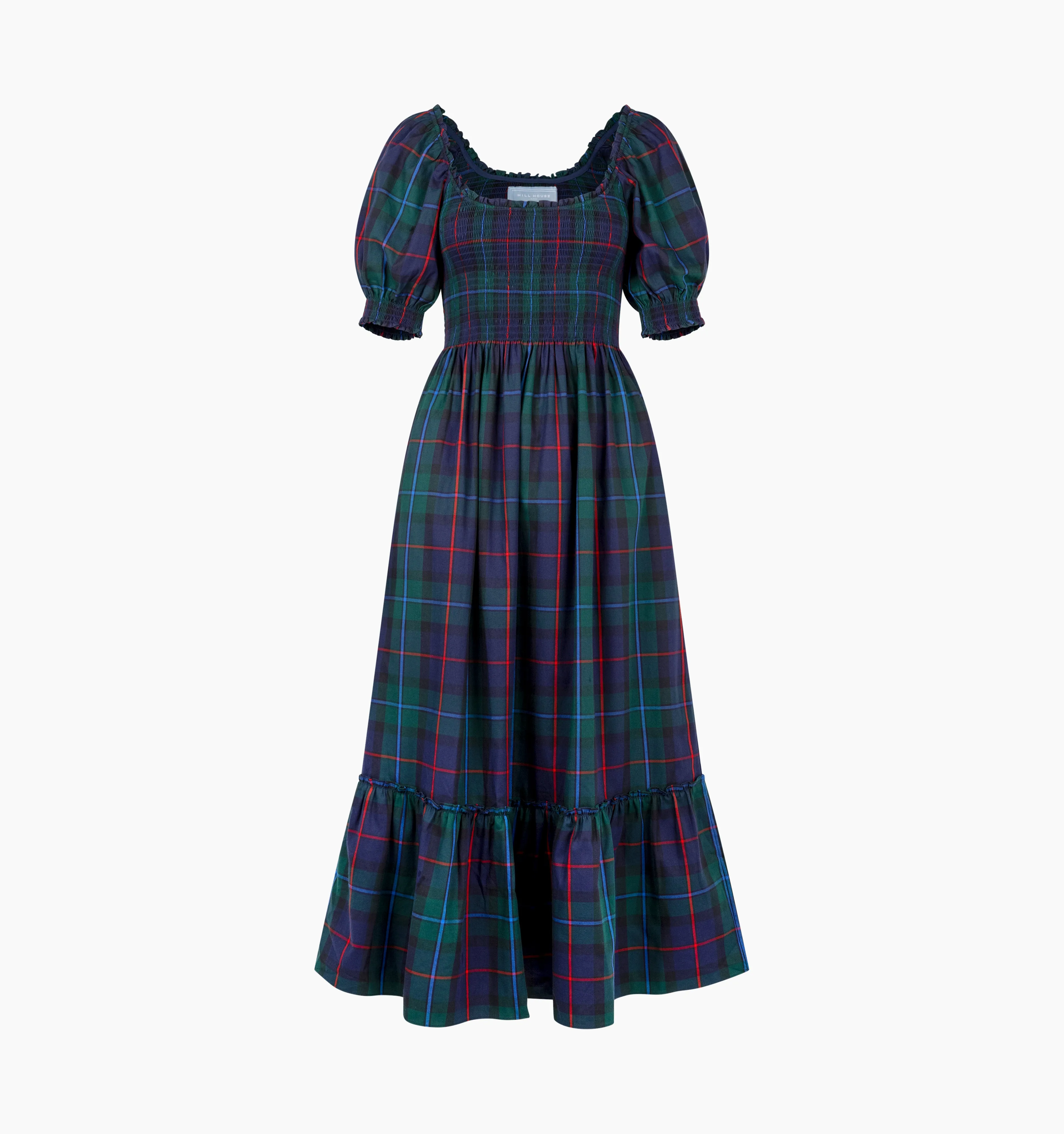 The Louisa Nap Dress - Midnight Tartan