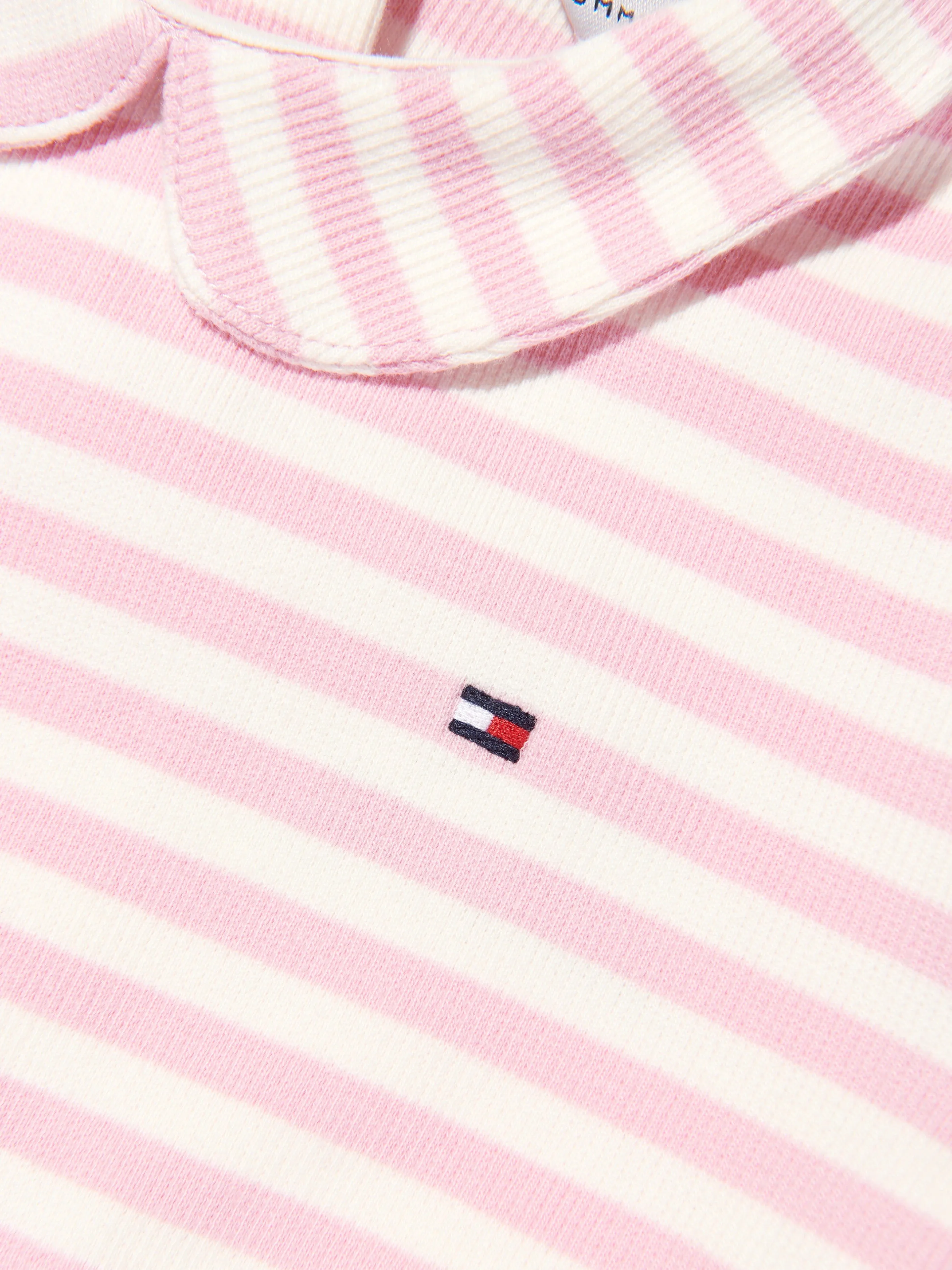 Tommy Hilfiger Baby Girls Striped Long Sleeve Dress