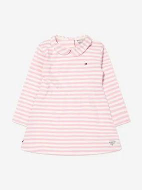 Tommy Hilfiger Baby Girls Striped Long Sleeve Dress