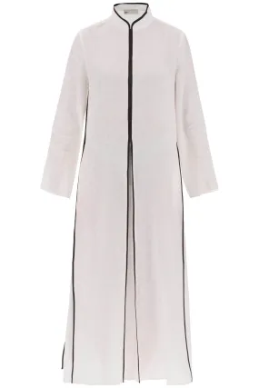 Tory Burch Long Linen Caftan Dress