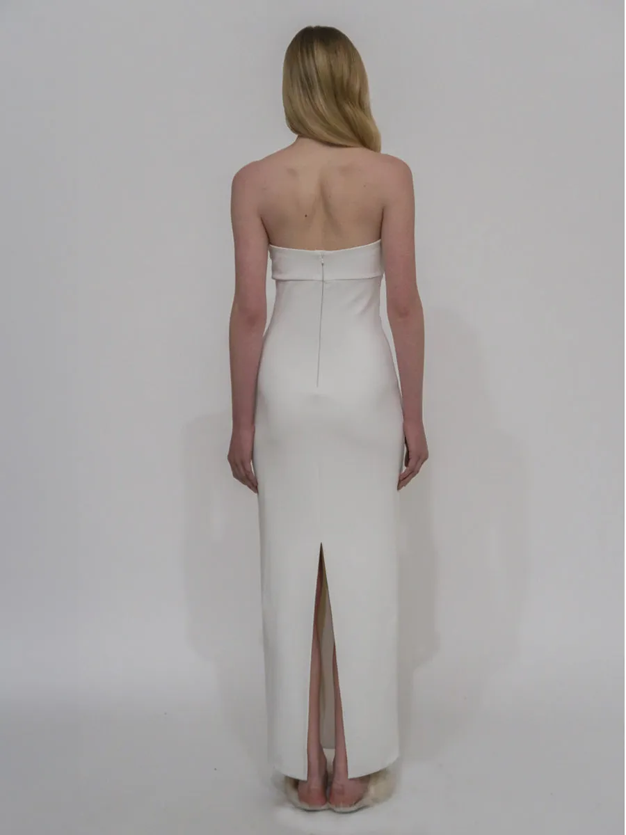 TWIST STRAPLESS DRESS