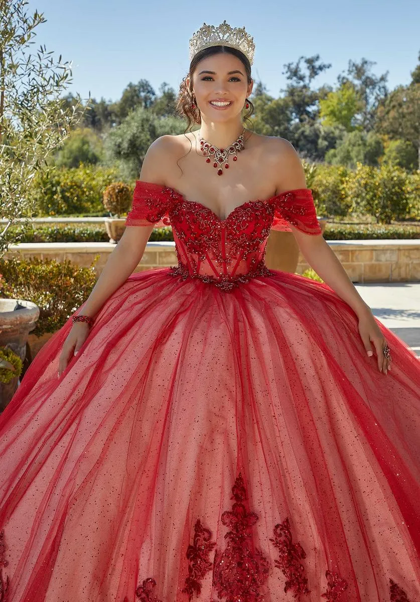 Vizcaya by Morilee Scalloped Hem Quince Dress 89427