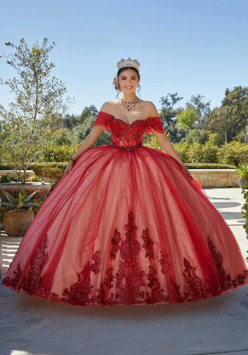 Vizcaya by Morilee Scalloped Hem Quince Dress 89427